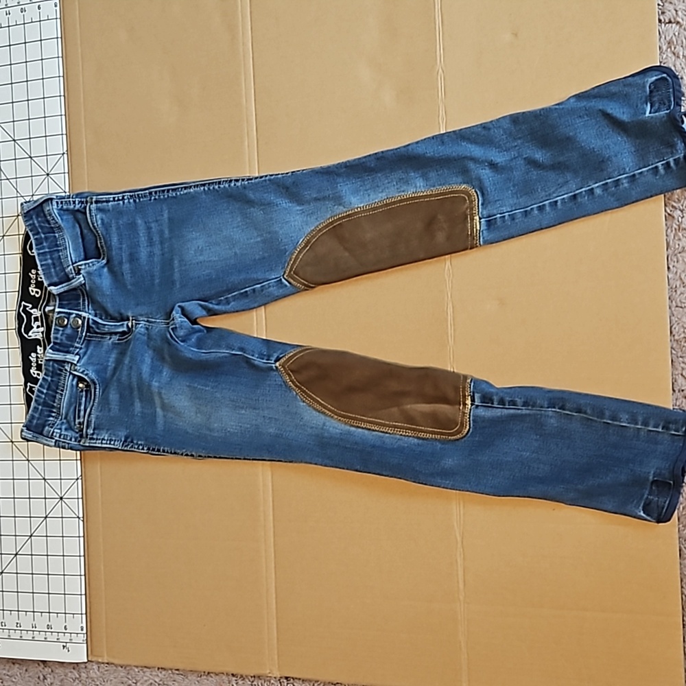 Goode Rider girls Horsebit Jeans-Age 16